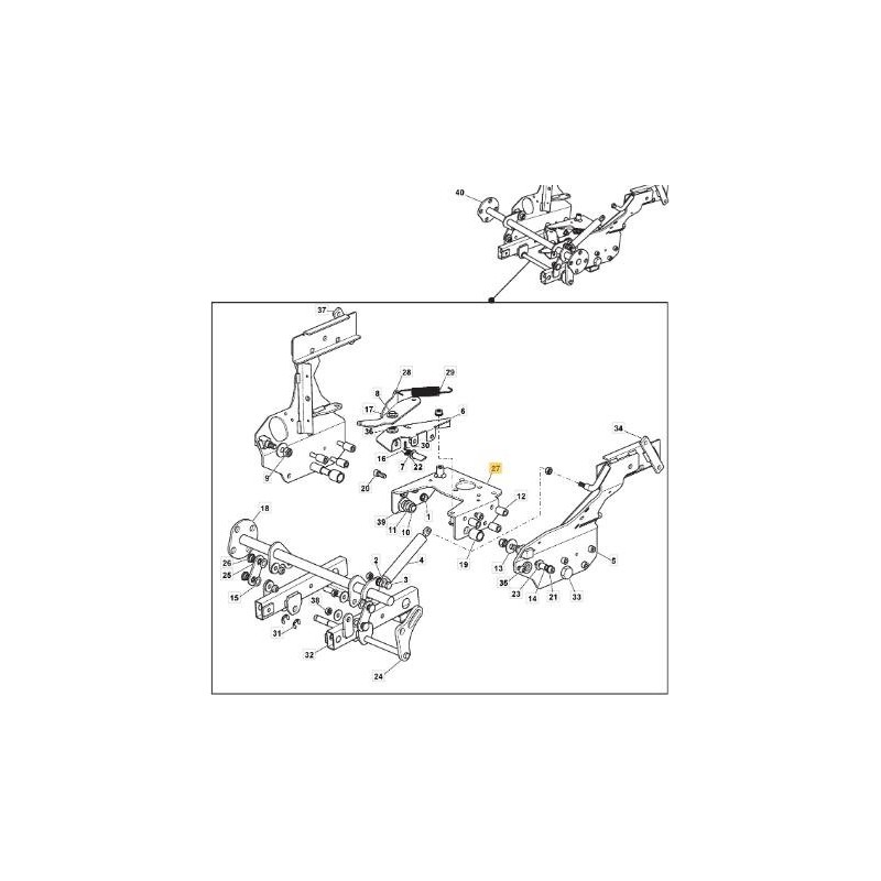 PTO-STÜTZPLATTE TC/MP ZNN ORIGINAL STIGA - 382547097/0