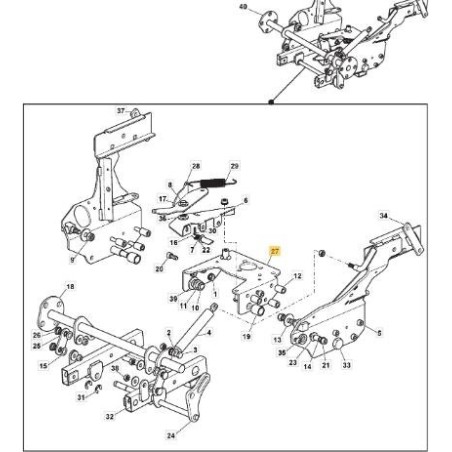 PTO SUPPORT PLATE TC/MP ZNN ORIGINAL STIGA - 382547097/0 | Newgardenstore.eu