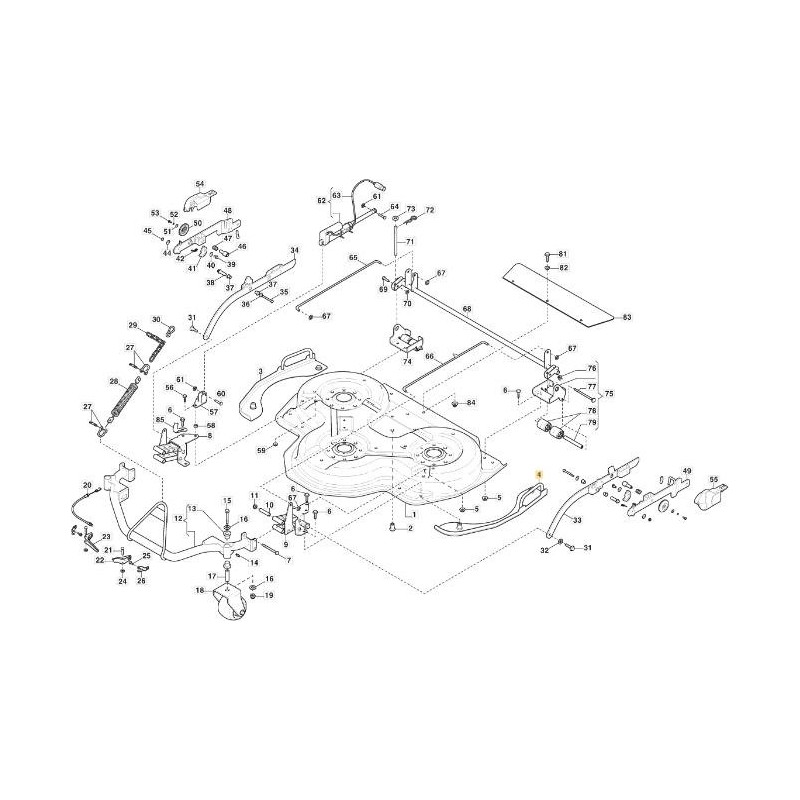 PROTEZIONE LAT. SX CD100QF VNG ORIGINALE STIGA - 387869547/0