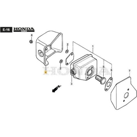 PROTECCIÓN SILENCIADOR STIGA ORIGINAL - 118552080/0 | Newgardenstore.eu