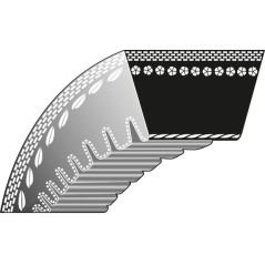 Cinghia dentata tagliaerba tosaerba rasaerba ALKO 548860 10x797mm