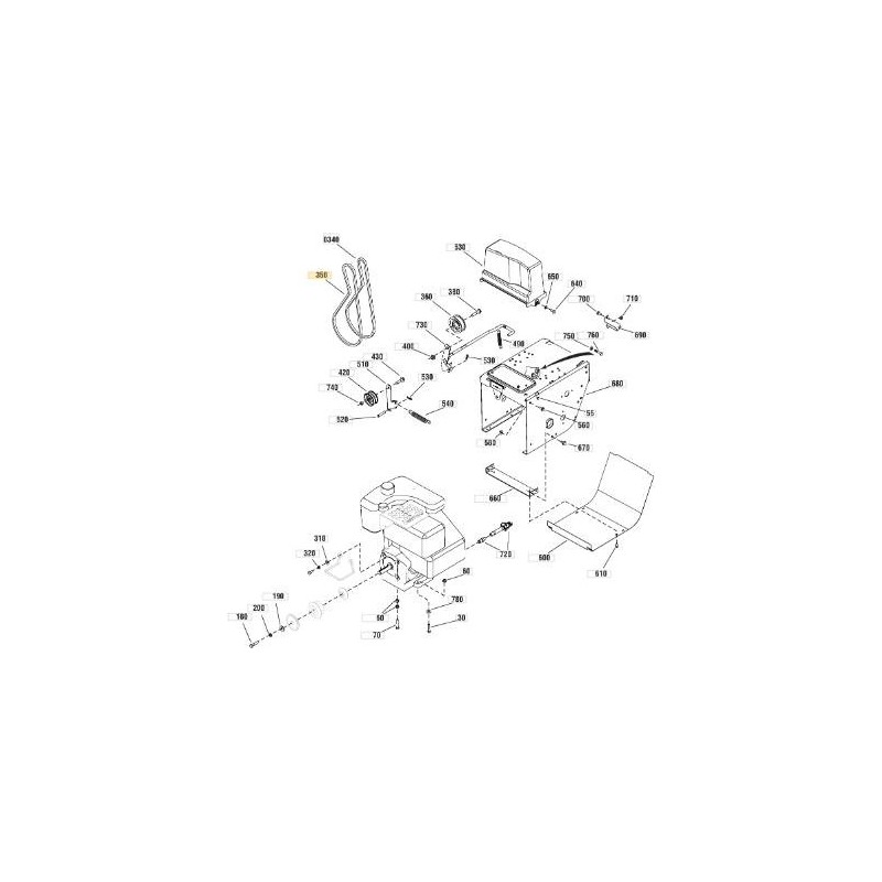 CORREA V 3L ORIGINAL STIGA - 1812-2849-01