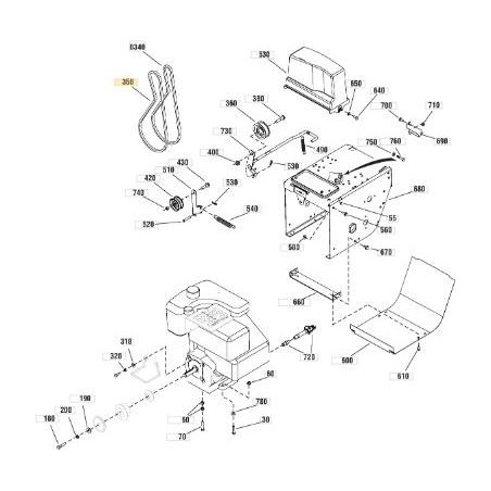 V-BELT 3L ORIGINAL STIGA - 1812-2849-01 | Newgardenstore.eu