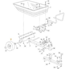 JANTE COMBI 13'' X 4 ORIGINAL STIGA - 1319-2688-01 | Newgardenstore.eu