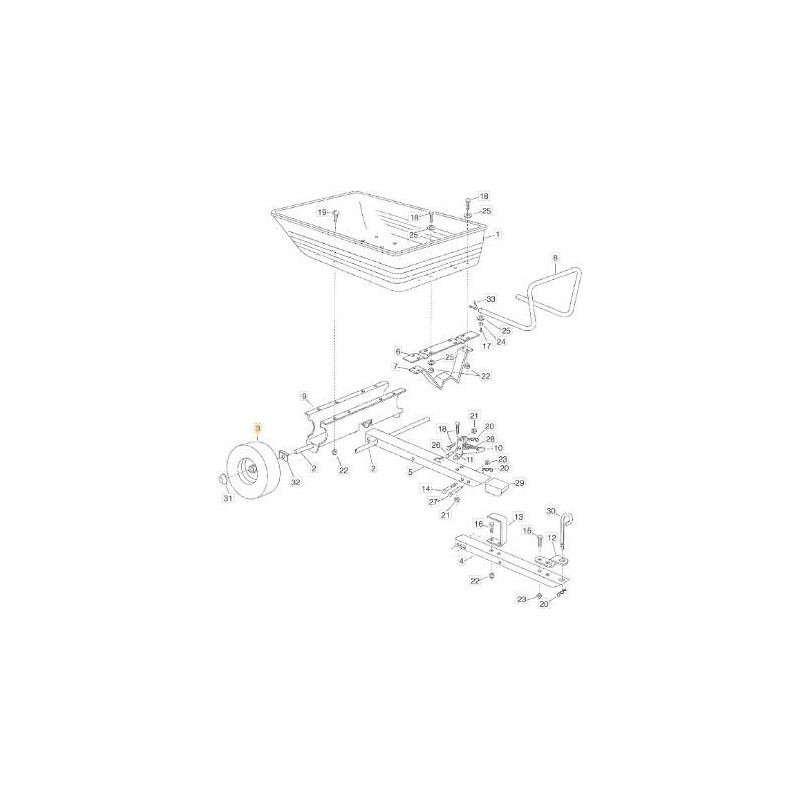 RUEDA COMBI 13'' X 4 ORIGINAL STIGA - 1319-2688-01