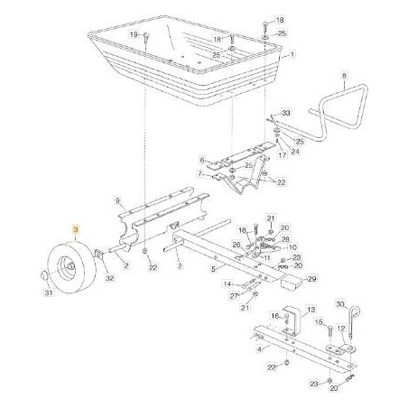 RUEDA COMBI 13'' X 4 ORIGINAL STIGA - 1319-2688-01 | Newgardenstore.eu