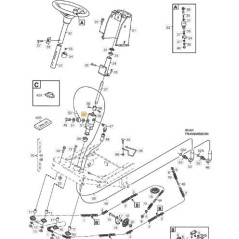 PINION (Power Steering) ORIGINAL STIGA - 1139-2106-01 | Newgardenstore.eu