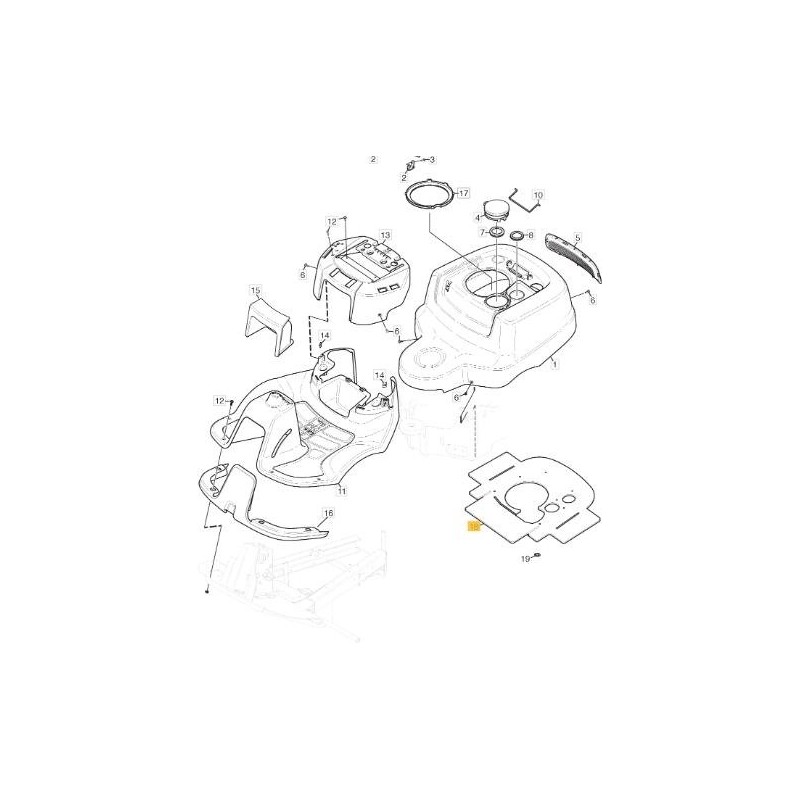 ESPONJA DE CAPOTA ORIGINAL STIGA - 1137-0965-01