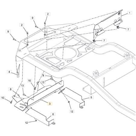 PROTECTION THERMIQUE ORIGINALE STIGA - 118830861/0 | Newgardenstore.eu