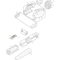 PCB ET ÉLECTRONIQUE BL 40 Li ORIGINAL STIGA - 118810931/0 | Newgardenstore.eu