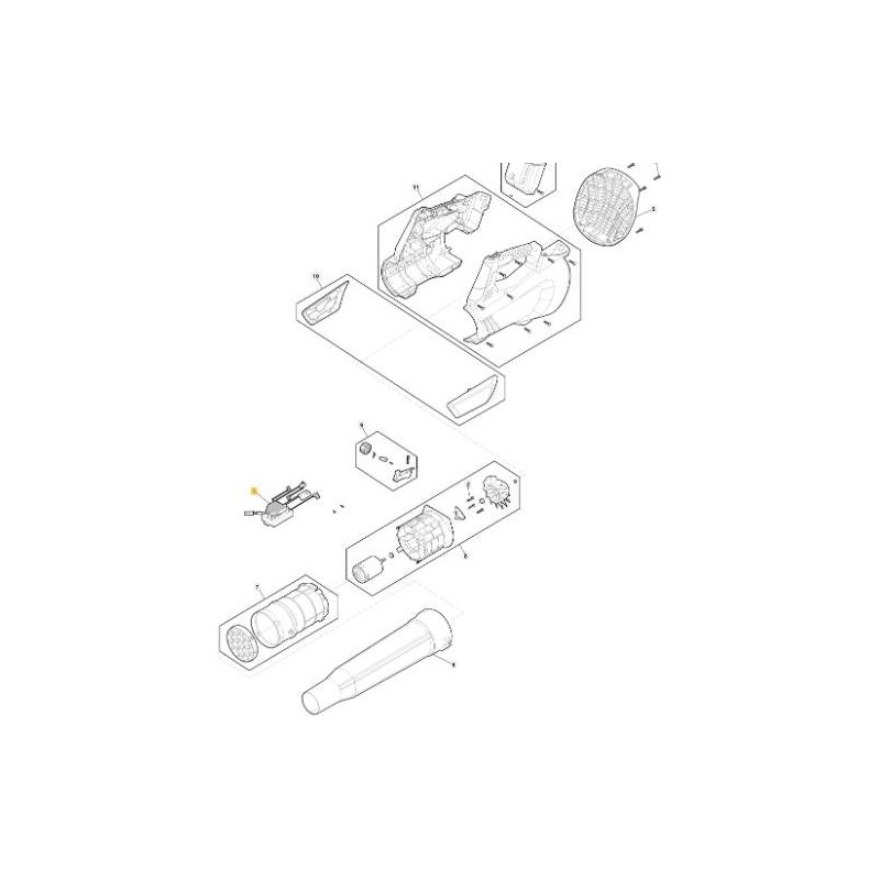 PCB ED ELETTRONICA BL 40 Li ORIGINALE STIGA - 118810931/0