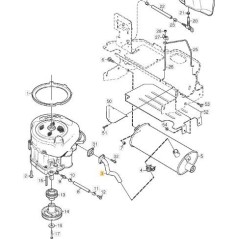 TUYAU D'ÉCHAPPEMENT B&S 3130 ORIGINAL STIGA - 118738265/0