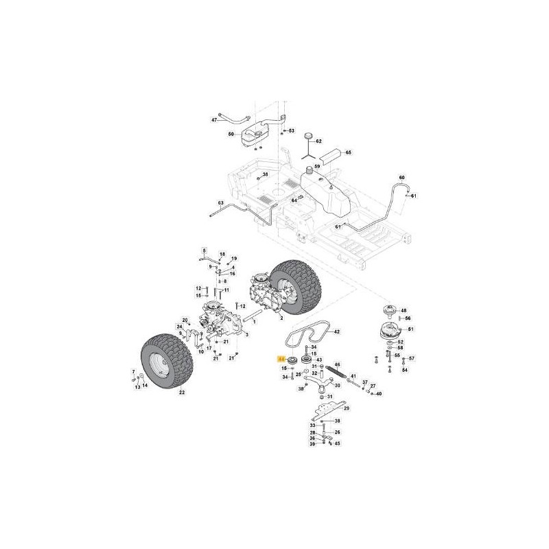 POULIE STIGA ORIGINALE - 118830325/0