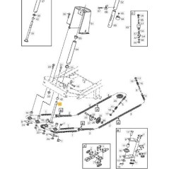 PIANTONE STERZO ORIGINALE STIGA - 1134-2821-04