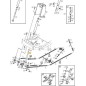 COLONNE DE DIRECTION ORIGINALE STIGA - 1134-2821-04