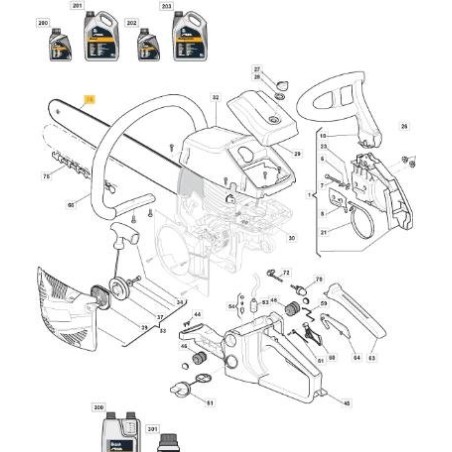 BARRA 18 325 A4500 O STIGA ORIGINAL - 118800130/0 | Newgardenstore.eu