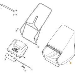 MP2 CANVAS TASCHE ROL. SCHWARZES LEINWANDMONTAGE. ORIGINAL STIGA – 181102406/0 | Newgardenstore.eu