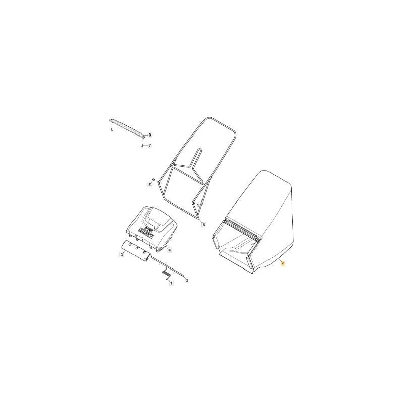 MP2 CANVAS BAG ROL. BLACK CANVAS MOUNT. ORIGINAL STIGA - 181102406/0