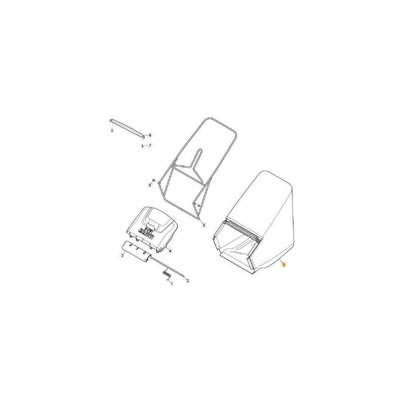 SAC EN TOILE NOIRE MP2 ROLLER '17 ORIGINAL STIGA - 181102403/0