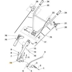 Kit aspirazione acqua ORIGINALE STIGA - 1500-9017-01 | Newgardenstore.eu