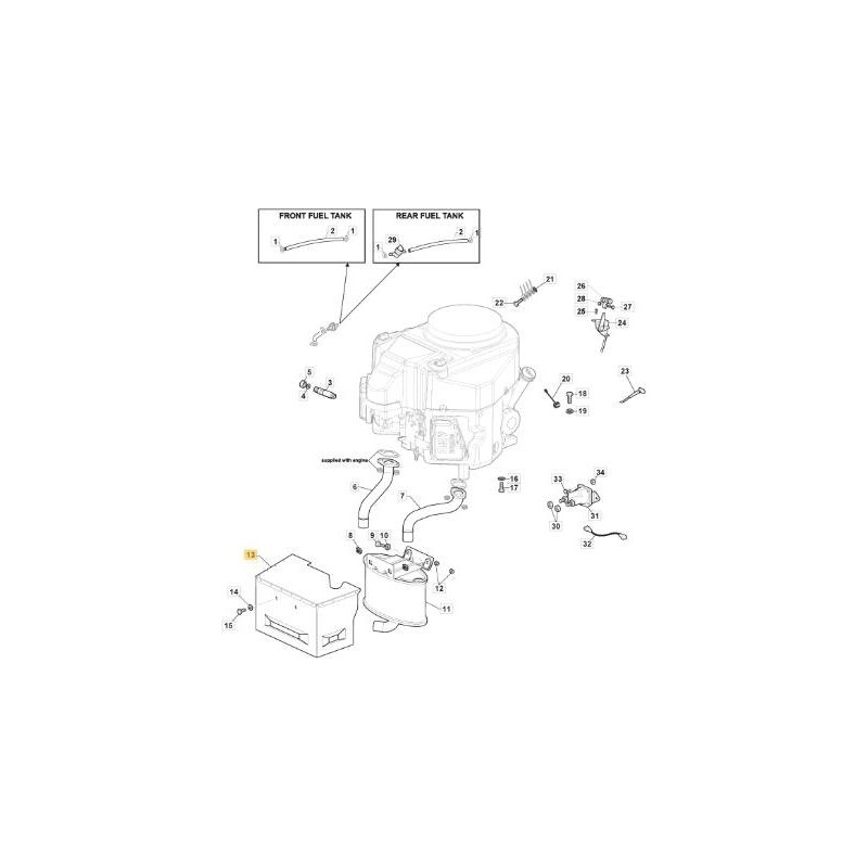 SILENT PROTECTION ZNN KAWASAKI NJ/TC ORIGINAL STIGA - 382598065/0
