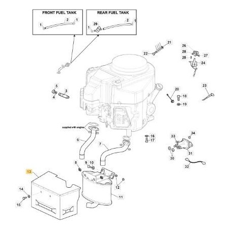 PROTECCION SILENCIOSA ZNN KAWASAKI NJ/TC ORIGINAL STIGA - 382598065/0 | Newgardenstore.eu