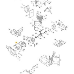 BALANCING FLYWHEEL CMASSE DC 21 99 ORIGINAL STIGA - 4251471