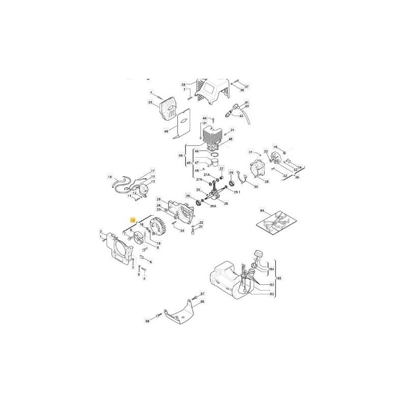 VOLANT D'ÉQUILIBRAGE CMASSE DC 21 99 ORIGINE STIGA - 4251471