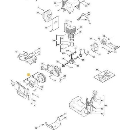 VOLANT D'ÉQUILIBRAGE CMASSE DC 21 99 ORIGINE STIGA - 4251471 | Newgardenstore.eu