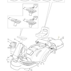 MOBILE BAG COVER F72 ORANGE 200343 ORIGINAL STIGA - 327110354/1