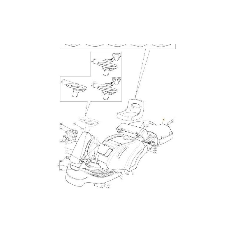 MOBILE BAG COVER F72 ORANGE 200343 ORIGINAL STIGA - 327110354/1