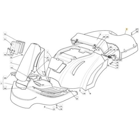 HOUSSE SAC MOBILE VERT 606533 ORIGINAL STIGA - 127110321/0 | Newgardenstore.eu