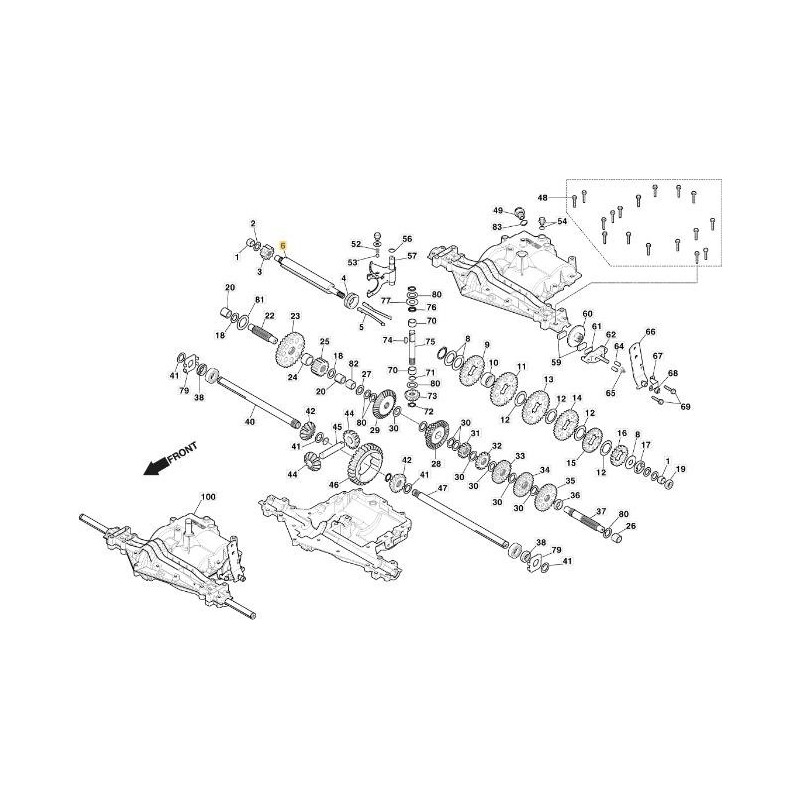 ALBERO TRASMISSIONE ORIGINALE STIGA - 118870265/0