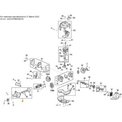 SUPPORTO TRASM SBC 646-656 DX ORIGINALE STIGA - 118805145/0