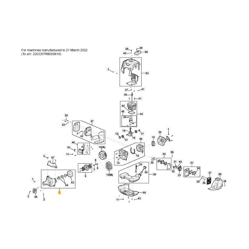 GETRIEBEUNTERSTÜTZUNG SBC 646-656 DX ORIGINAL STIGA - 118805145/0