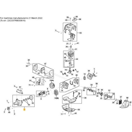 TRANSMISSION SUPPORT SBC 646-656 DX ORIGINAL STIGA - 118805145/0 | Newgardenstore.eu