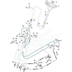 PIANTONE INFERIORE STERZO PCH VNGA+CTF ORIGINALE STIGA - 387520119/0