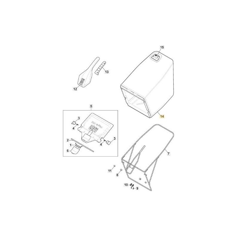 PACK SAC MP2 BLANC + LOGO ORIGINAL STIGA MOUNT - 181102389/0