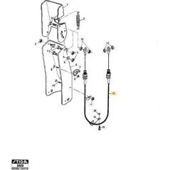 CAVO MOVIMENTO CAMINO ORIGINALE STIGA - 1812-0578-01
