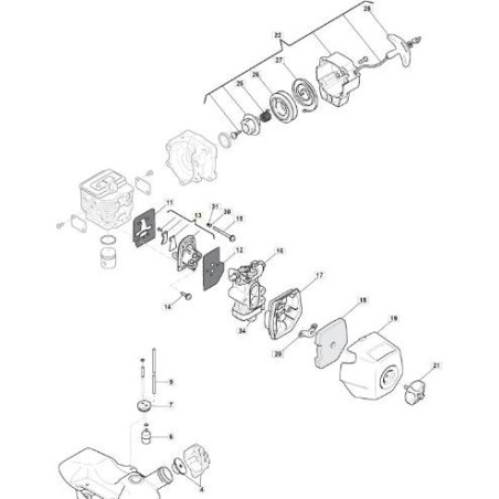 VALVE-ASSY-REED ORIGINAL STIGA - 118801789/0 | Newgardenstore.eu