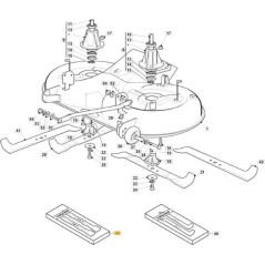 STIGA MULCHING BLADE 102cm ORIGINAL STIGA - 1134-9227-01 | Newgardenstore.eu