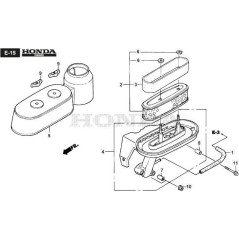 COPERCHIO FILTRO ARIA ORIGINALE STIGA - 118551679/0