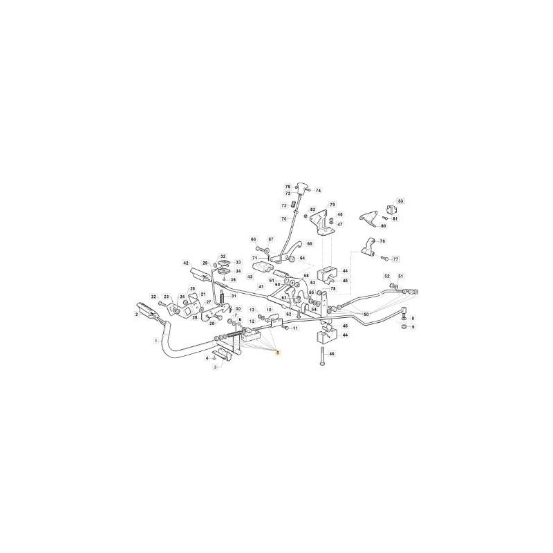 VARILLA DE FRENO TC TT SD C/CRUISE ORIGINAL STIGA - 382000675/0