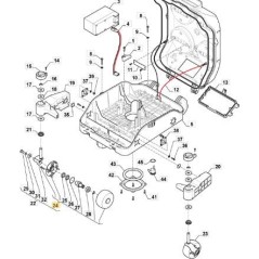 ORIGINAL STIGA FRONT WHEEL - 112600258/0