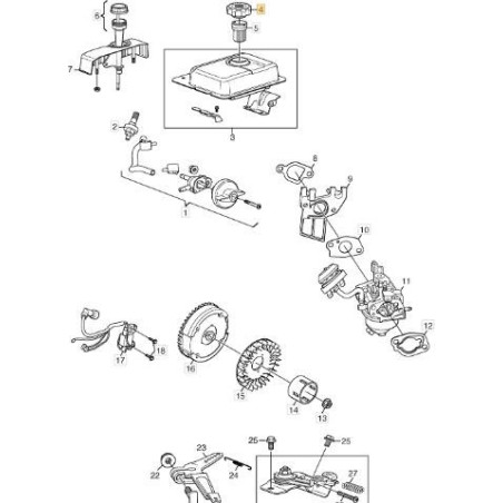 VERGASERKRISTALL - CUBE - SPARK - 56A ORIGINAL STIGA - 118550653/0 | Newgardenstore.eu