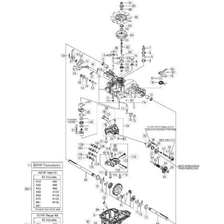 KIT ALBERO POMPA ORIGINALE STIGA - 1139-1528-01 | Newgardenstore.eu