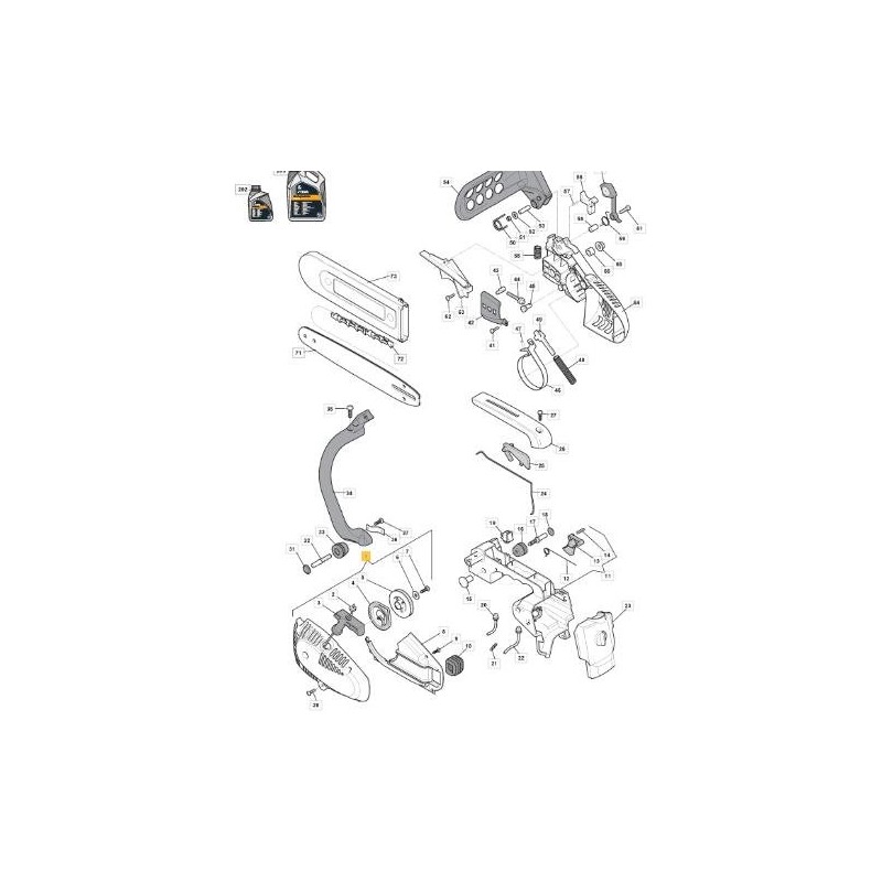 DEMARREUR CARTERMS 270 ROUGE - ORIGINAL STIGA RECHARGE - 383058008/0