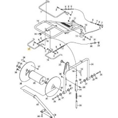 Roue en caoutchouc ORIGINAL STIGA - 1126-9168-01 | Newgardenstore.eu