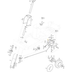 PULEGGIA STERZO VC VNN ORIGINALE STIGA - 387605001/0 | Newgardenstore.eu