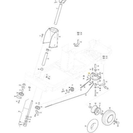 STEERING PULLEY VC VNN ORIGINAL STIGA - 387605001/0 | Newgardenstore.eu